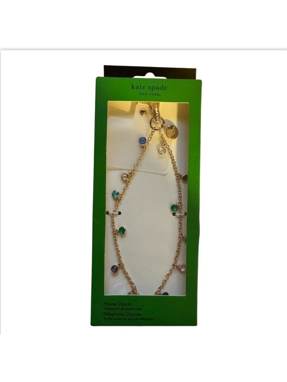 Kate Spade New York Phone Charm - Detachable Cell Phone Lanyard - NWOT